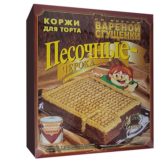 Коржи с вареной сгущенкой, Черока, 400 г