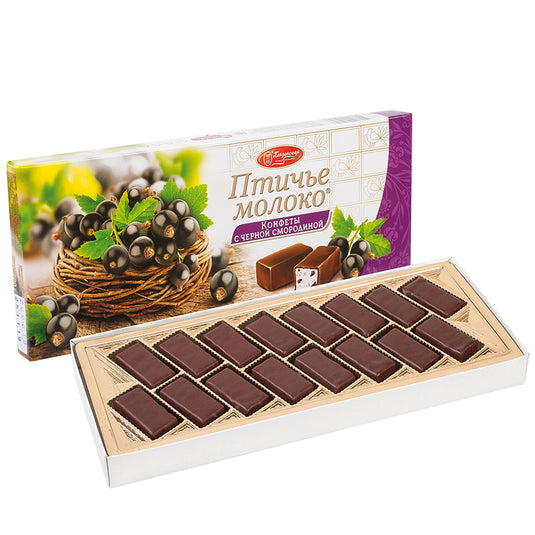 Конфеты Птичье молоко черная смородина 200 гр