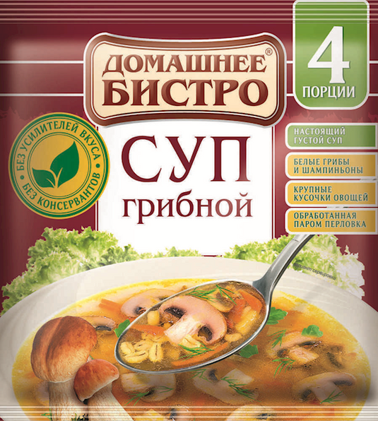 Soup Domashnyee Bistro with Mushrooms 50 g"