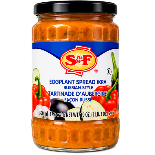 Russian-Style Eggplant Spread, S&F, 540g / 19.05oz