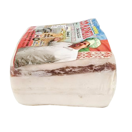 Salted Salo "Belarusian Solomka", European & American Sausage Corp., 450g/ 15.87 oz