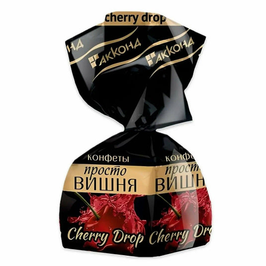 Chocolate Candies “Prosto Vishnya Cherry Drop”, Akkond, 7.97 oz / 226 g