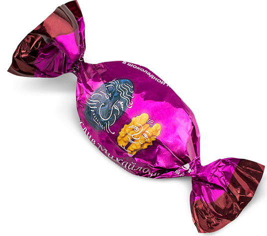 Chocolate-Glazed Prunes &quot;Mihaylovich&quot; with Walnut