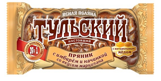 Gingerbread &quot;Tula&quot; with Marzipan Filling 140g