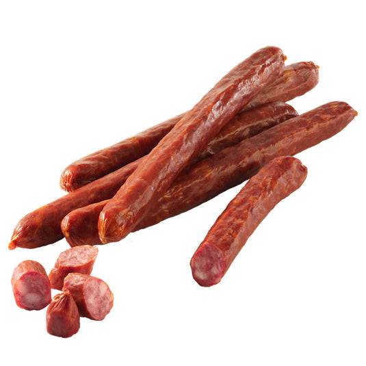 Копчёные сосиcки "Охотничьи" Alef  -+1lb