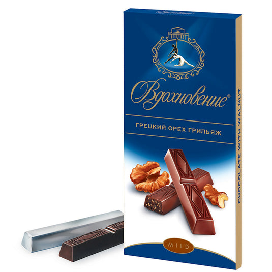 Chocolate Sticks with Roasted Walnut, Inspiration, 100 g