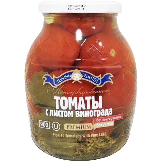 Pickled Tomatoes with Vine Leaf, 900g