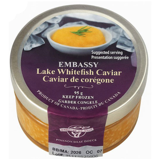 Lake Whitefish Caviar, Embassy, 95g/ 3.35oz