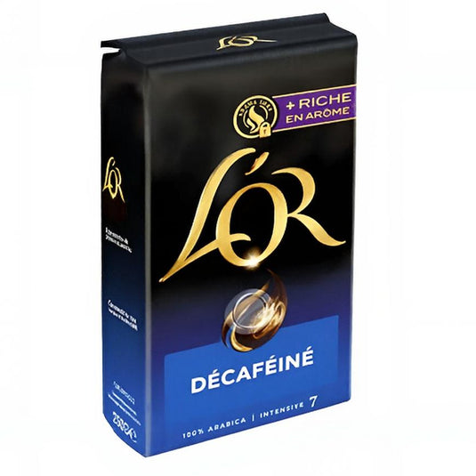 Ground Arabica Coffee 100% Décaféiné, L'OR, 250 g / 8.82 oz