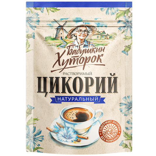 Instant Chicory, Babushkin Khutorok, 100g / 3.53 oz