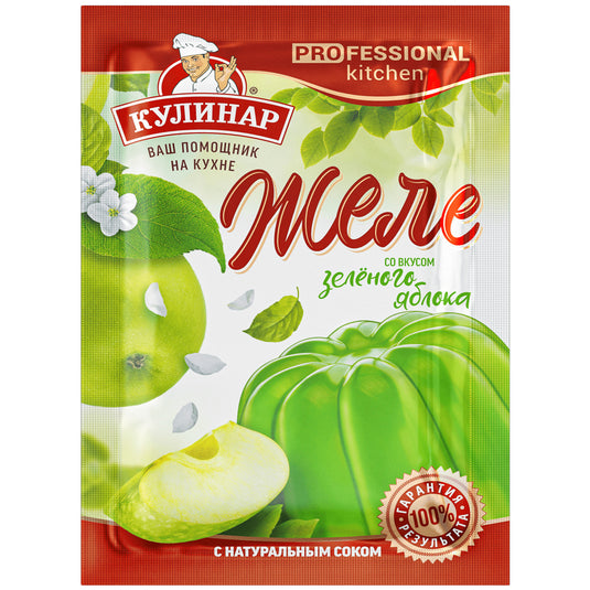 Apple Jelly with Natural Juice, Kulinar, 40g / 1.4 oz
