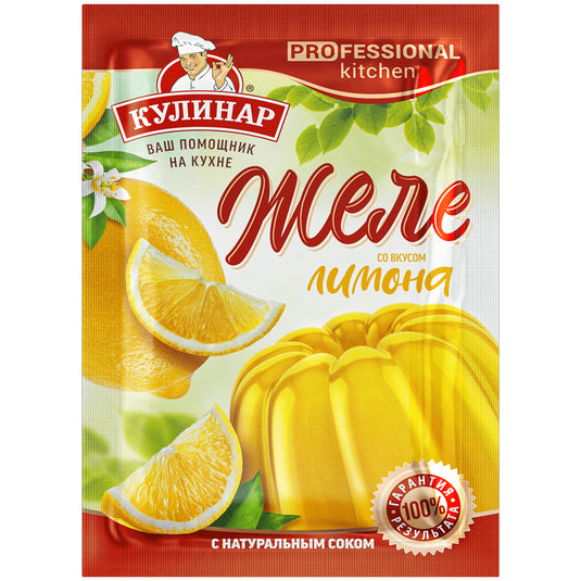 Lemon Jelly with Natural Juice, Kulinar, 40g / 1.4 oz
