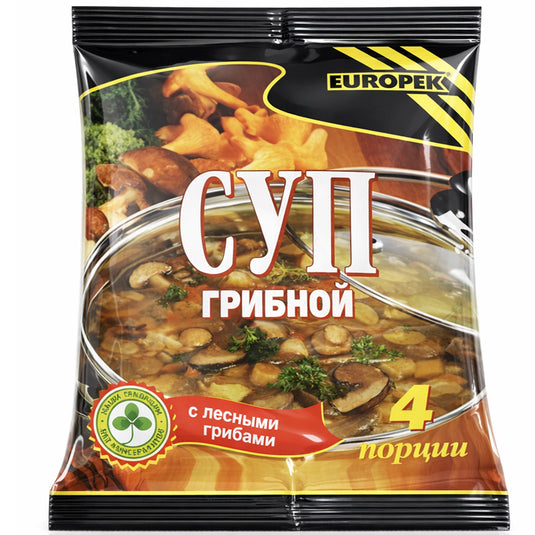 Суп с лесными грибами, 90 г