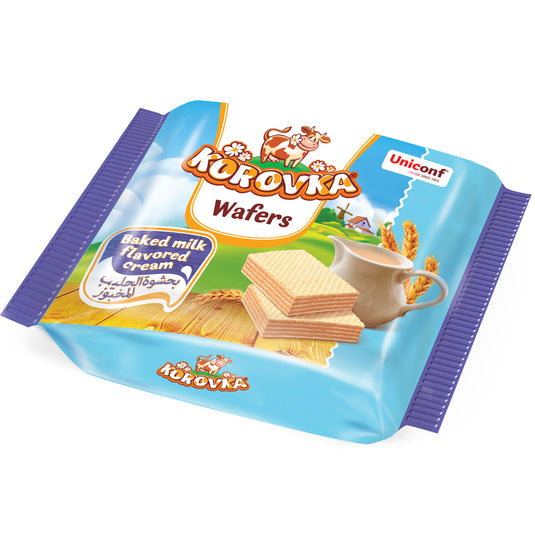 Wafer With Baked Milk Cream “Korovka”, Rot Front, 75g / 2.65oz