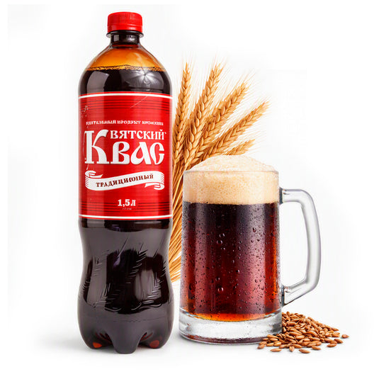 Traditional Vyatsky Kvass, 50.7 fl oz / 1.5 L