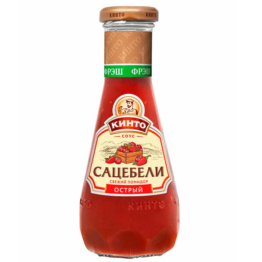 Spicy Satsebeli Sauce, Kinto, 10.76oz / 305g