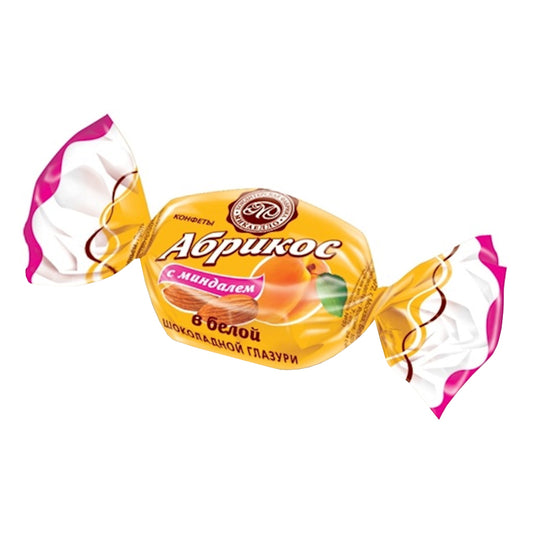 Apricot with Almond in White Chocolate, Mikaello, 226g / 7.97oz