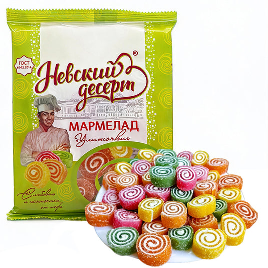 Marmalade Candy “Snails”, Nevsky Dessert, 230g / 8.11oz