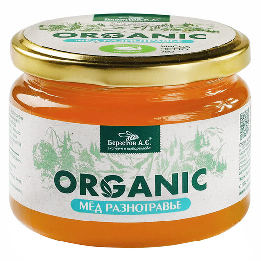 Honey Motley Grass Organic, Berestov, 380g/ 13.4 oz