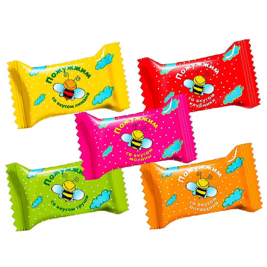 Glazed Jelly Candy Assortment “Pozhuzhzhim”, Nevsky Confectioner, 226g/ 7.97oz