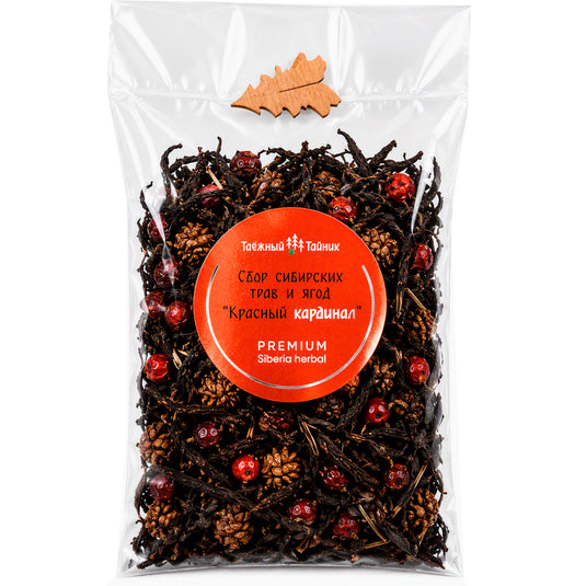 Siberian Herbal and Berry Tea Blend “Red Cardinal”, Taiga Cache, 50g /1.76 oz