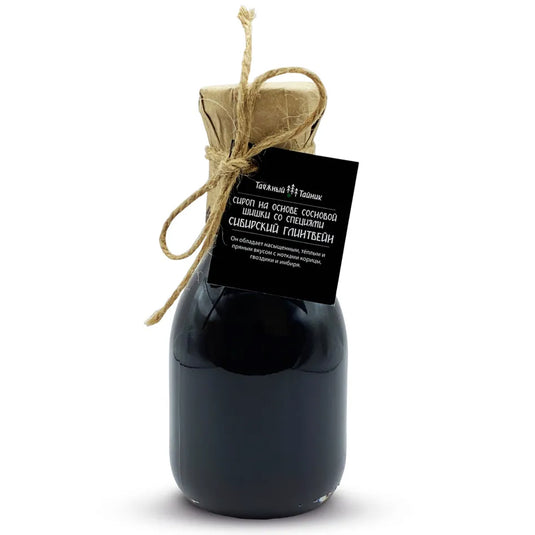 Pine Syrup with Spices "Siberian Mulled Wine", Taiga Cache, 240ml/ 8.12 fl oz