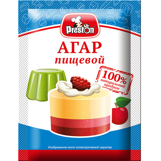 AGAR Gelling Agent, Preston, 7 g / 0.25 oz