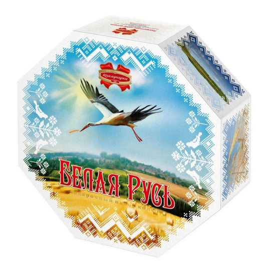 Assorted Chocolate Candies “Belaya Rus”, Kommunarka, 315g / 11.1 oz