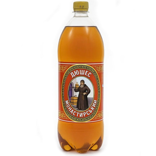 Carbonated Soft Drink “Duchess”, Monastyrsky, 2 Liters / 67.6 fl oz
