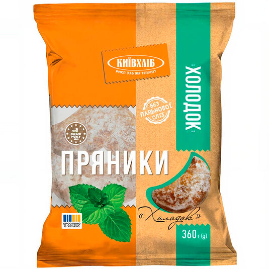 Mint Gingerbread "Kholodok", Kyivkhlib, 360g/ 12.7 oz
