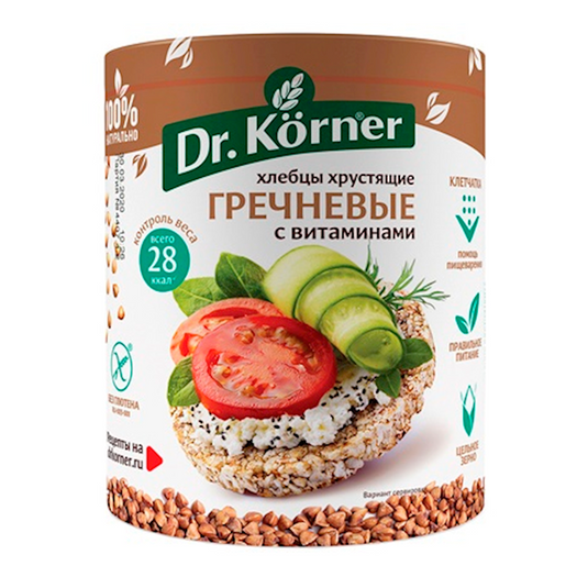 Bread Loafs (Hlebtsy) Dr. Korner Buckwheat 100g