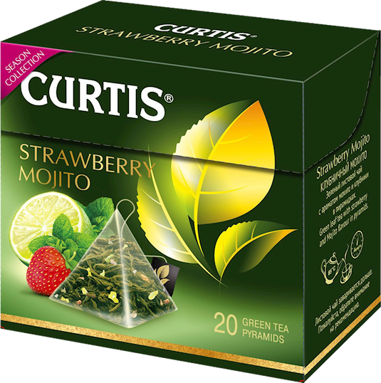 Green tea "Curtis" Strawberry Mojito (20 count)