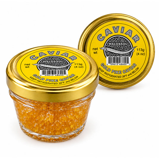 Salted Pike Roe, Malossol, 113 g / 4 oz