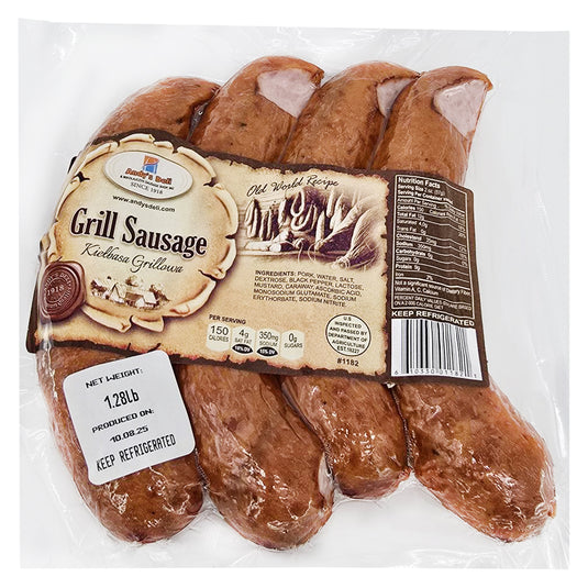 Pork Grill Sausage, Andy’s Deli, 580g/ 20.46oz