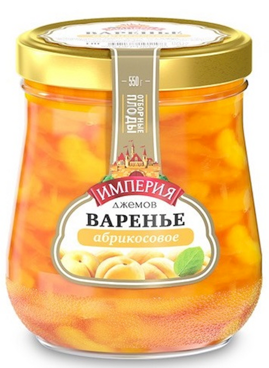 Apricot jam &quot;Jam Empire&quot; 550 gr.