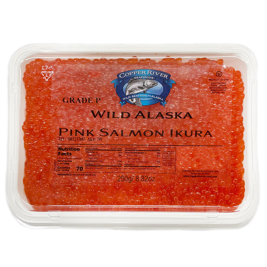Wild Alaska Pink Salmon Caviar P, Copper River, 250g / 8.82 oz