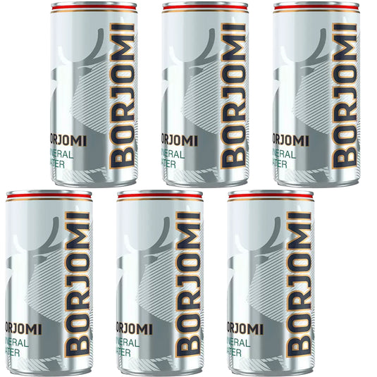 PACK 6 Borjomi Mineral Water, 0.33l x 6