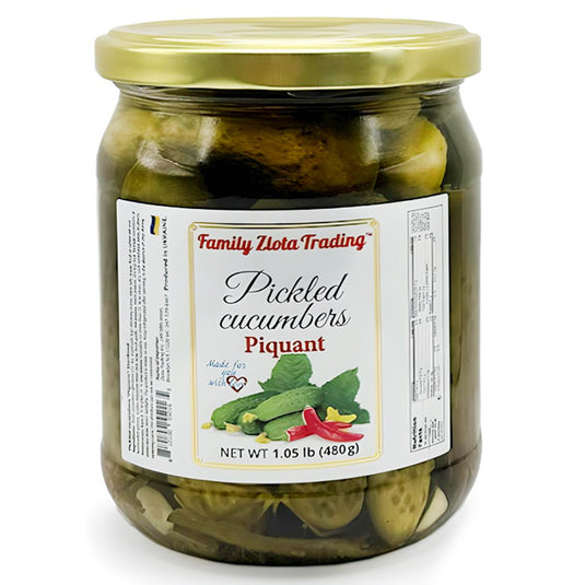 Pickled Cucumbers Piquant, 480g