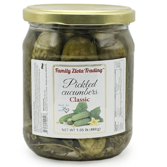 Classic Pickled Cucumbers, 480g