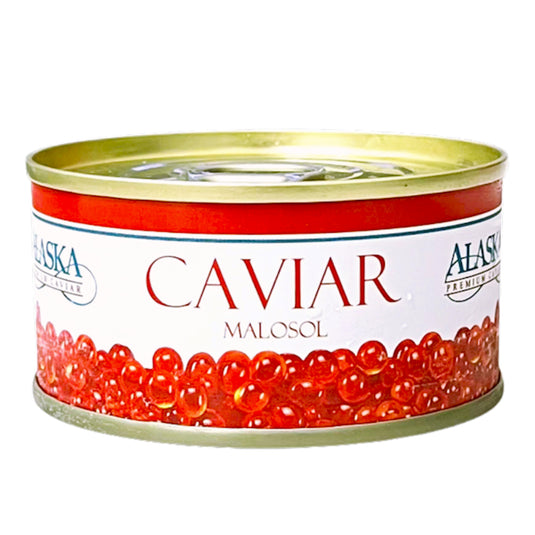 Red Salmon Caviar Malosol, Alaska, 113g/ 4 oz