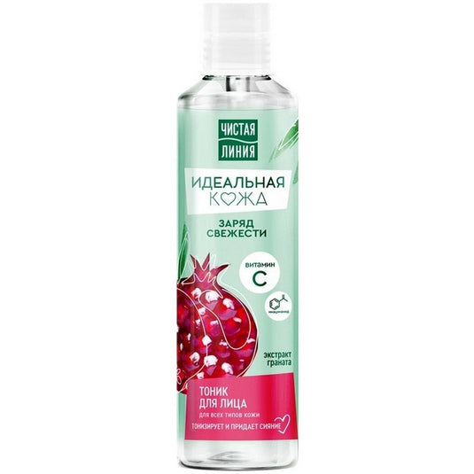 Facial Tonic with Pomegranate Extract, Pure Line, 160ml/ 5.41 oz