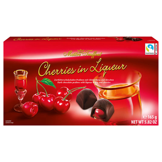 Chocolate Candies “Cherries in Liqueur,” Maître Truffout, 165g / 5.82oz