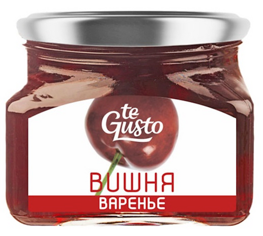 Russian Jam "te Gusto" Cherry