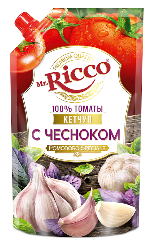 MR.RICCO KETCHUP W/GARLIC 350GR