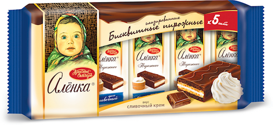 Biscuit cakes &quot;Alenka&quot; butter cream taste