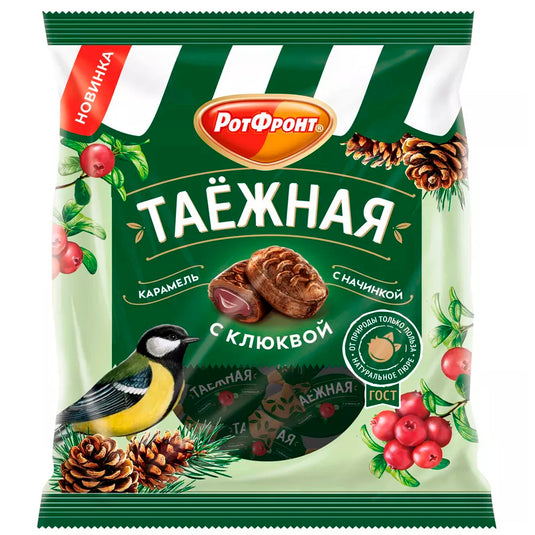 Caramel Cranberry Filled Taiga, 150g