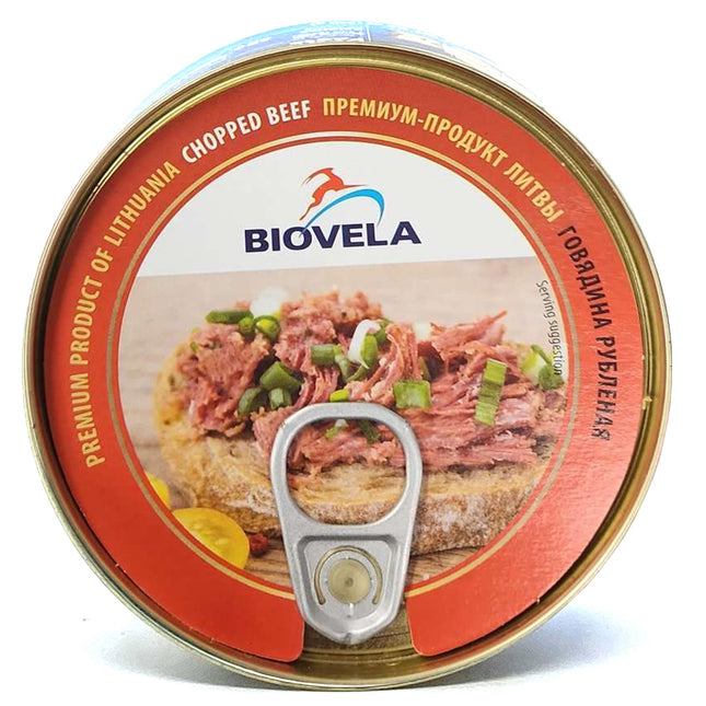Chopped Canned Beef, Biovela, 8.47 oz