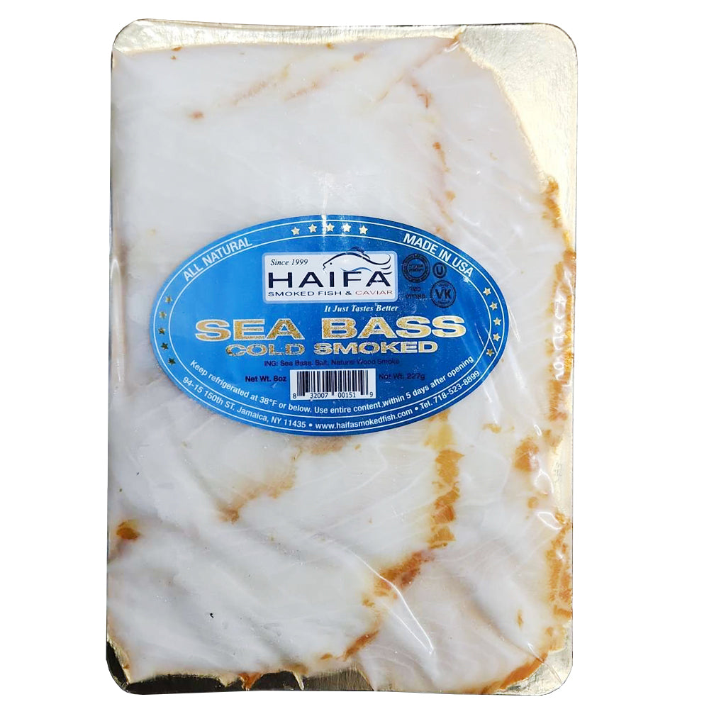 Cold Smoked Sea Bass, Haifa, 8 oz