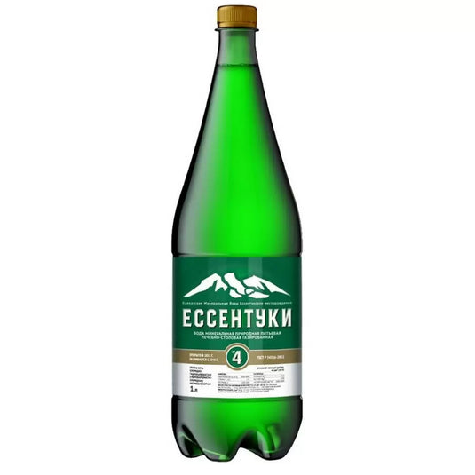 Essentuki No. 4 Mineral Water, 1 liter/ 33.81 oz fl oz