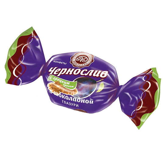 Чернослив в шоколадной глазури с начинкой из грецких орехов, 454 г